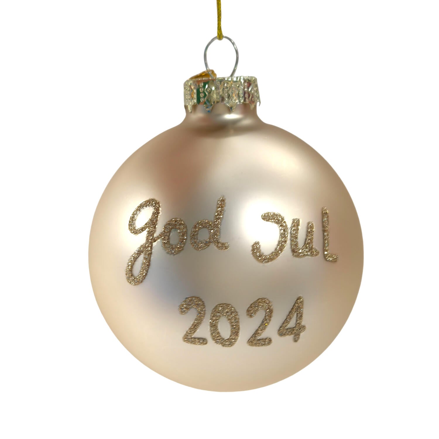 Årsjulekugle - Champagne